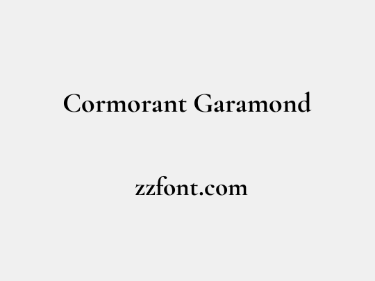 Cormorant Garamond
