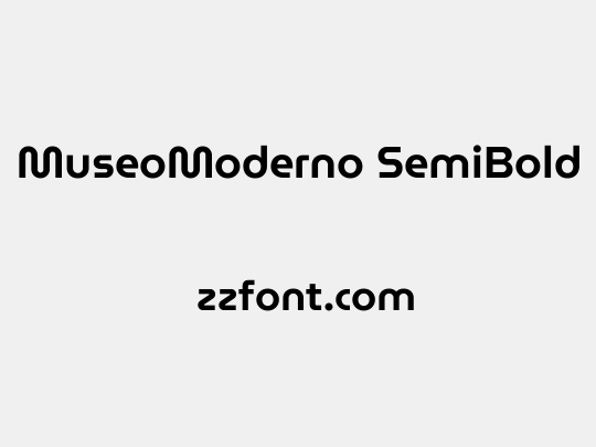 MuseoModerno SemiBold