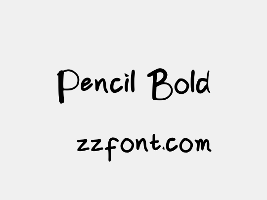 Pencil Bold