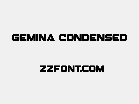 Gemina Condensed