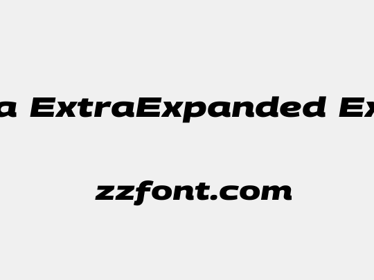 Georama ExtraExpanded ExtraBold