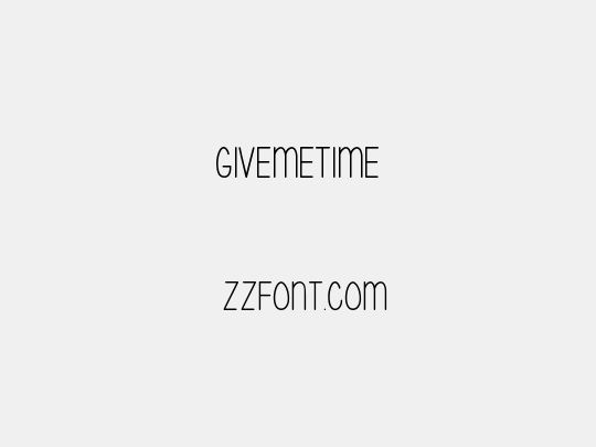 GiveMeTime