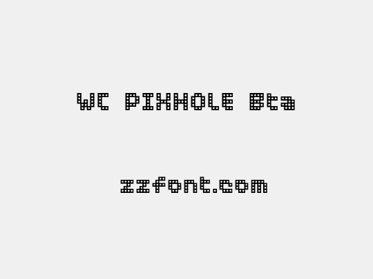 WC PIXHOLE Bta