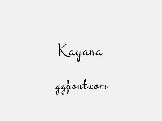 Kayana