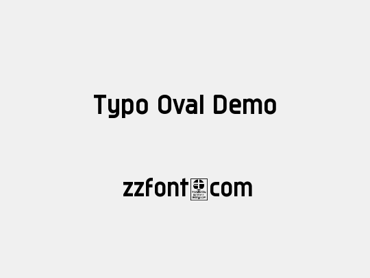 Typo Oval Demo