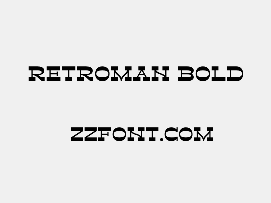 Retroman Bold