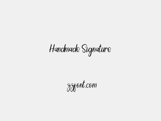 Handmade Signature
