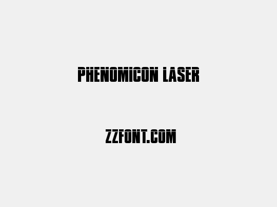 Phenomicon Laser