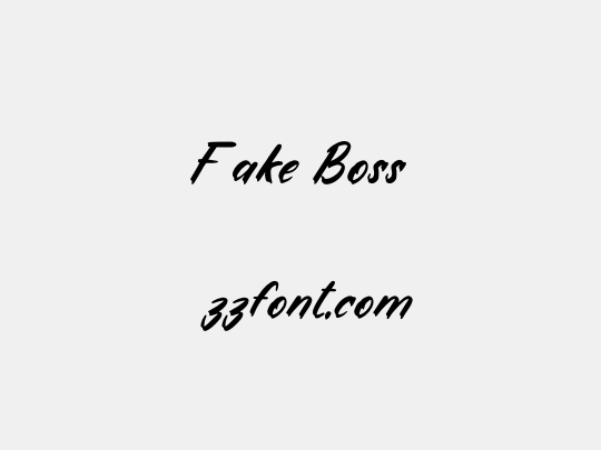 Fake Boss