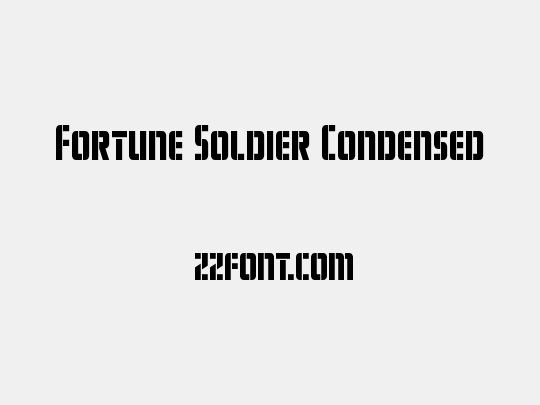 Fortune Soldier Condensed