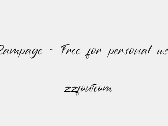 Rampage - Free for personal use