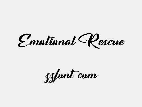 Emotional Rescue