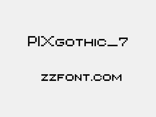 PIXgothic_7