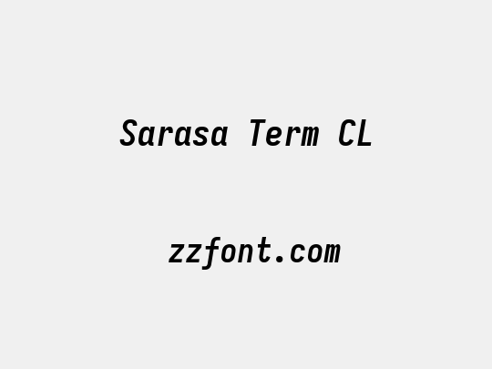 Sarasa Term CL