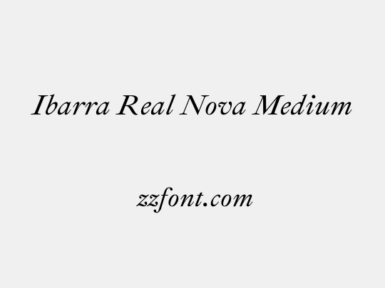 Ibarra Real Nova Medium