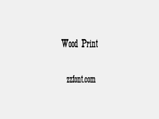 Wood Print