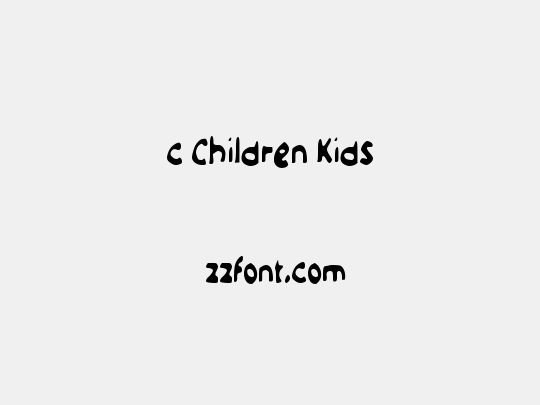 c Children Kids