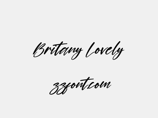 Britany Lovely