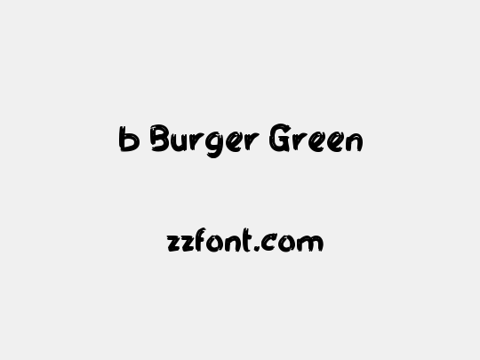 b Burger Green