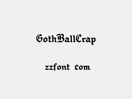 GothBallCrap