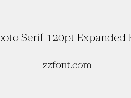 Roboto Serif 120pt Expanded ExtraLight