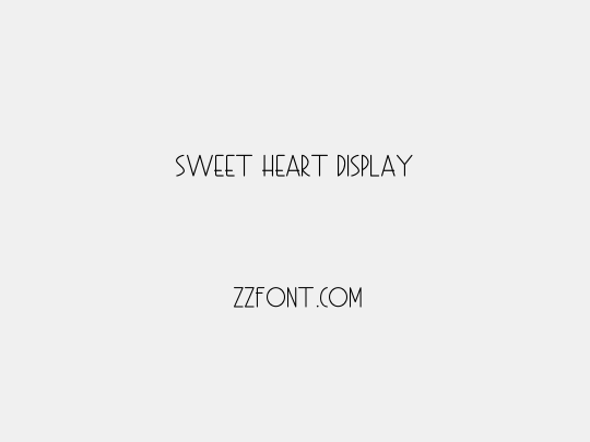 Sweet Heart Display