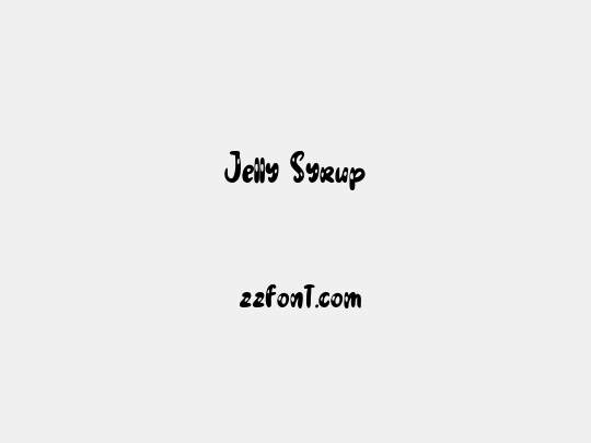 Jelly Syrup