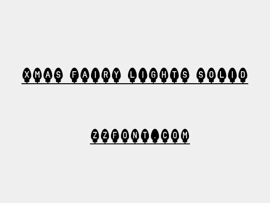 Xmas Fairy Lights Solid