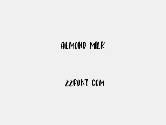 Almond Milk