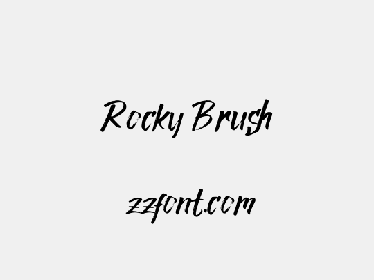 Rocky Brush