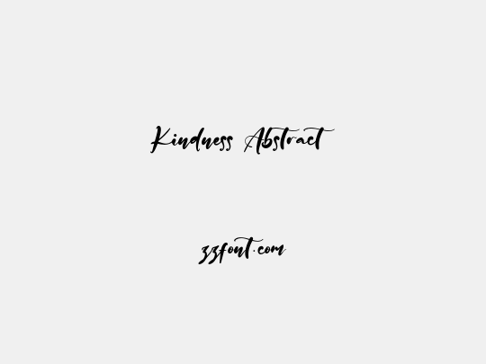 Kindness Abstract