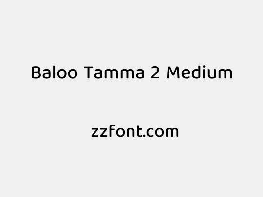 Baloo Tamma 2 Medium