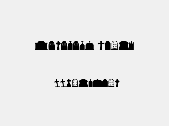 Cemetery Icons