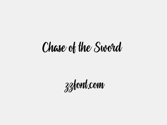 Chase of the Sword 