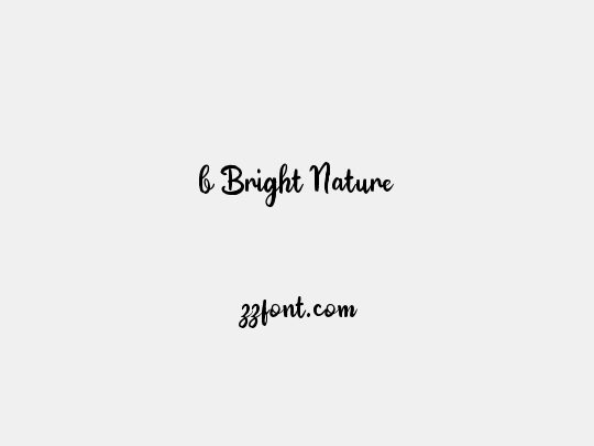 b Bright Nature