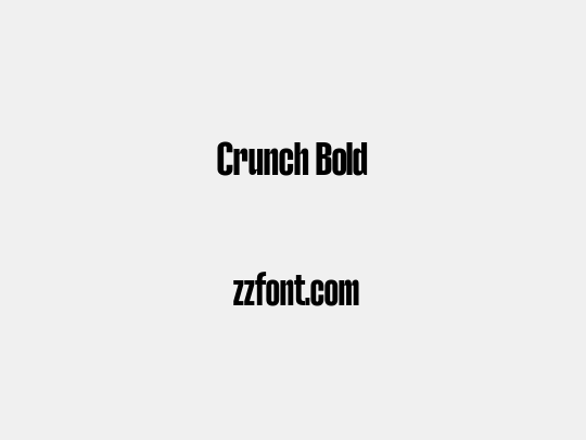 Crunch Bold