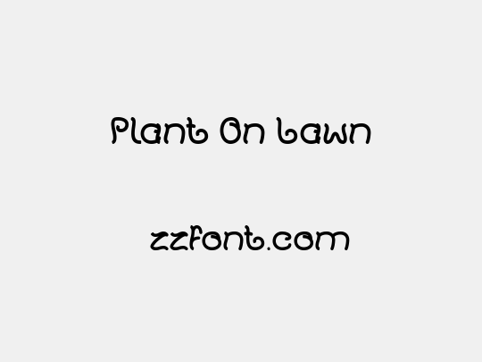 Plant On Lawn
