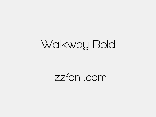 Walkway Bold