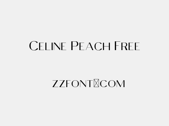Celine Peach Free