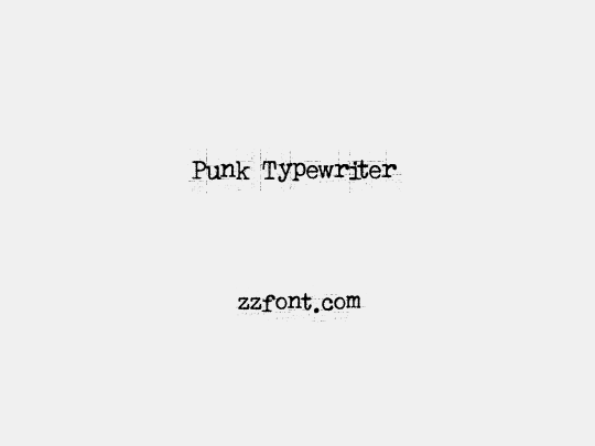 Punk Typewriter