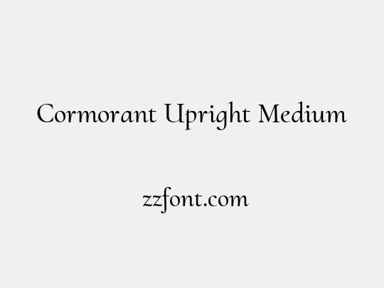 Cormorant Upright Medium