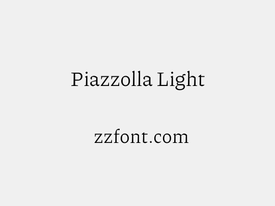 Piazzolla Light
