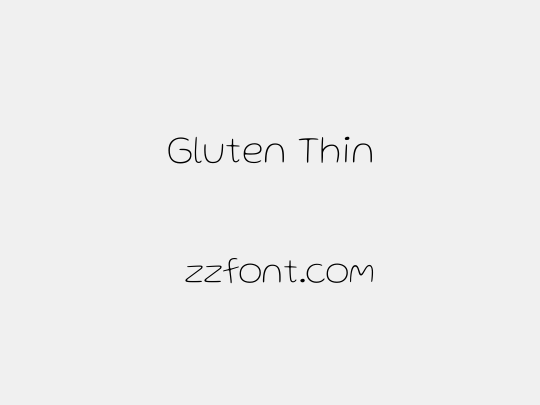 Gluten Thin