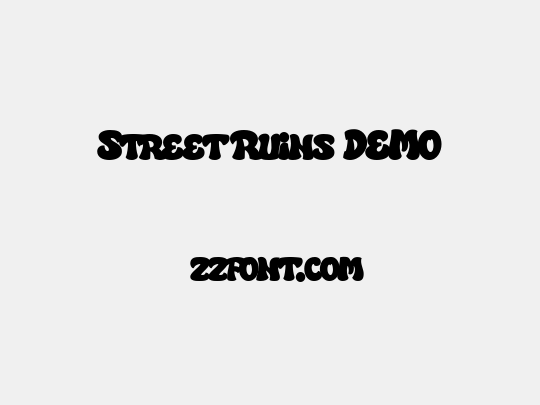 Street Ruins DEMO