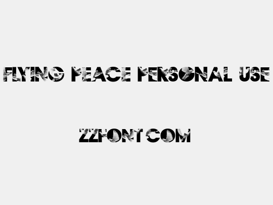 Flying Peace PERSONAL USE