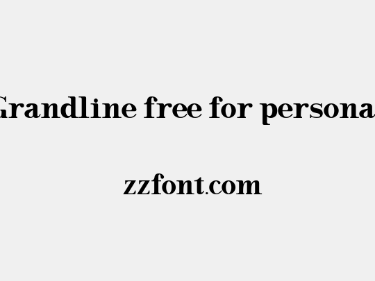 Grandline free for personal