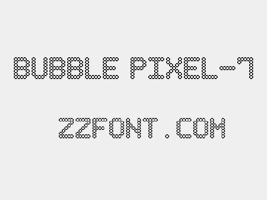 Bubble Pixel-7