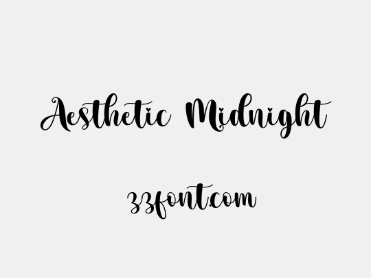Aesthetic Midnight