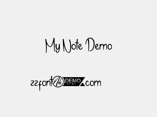 My Note Demo