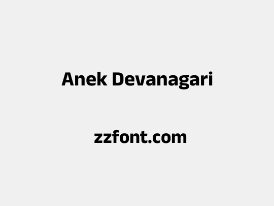 Anek Devanagari